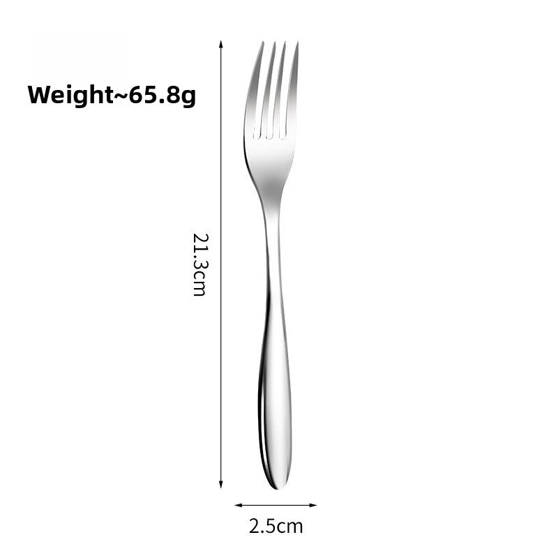 Elegant Solid Color Tableware Set For Birthday Celebrations, Featuring Stylish Western Cutlery