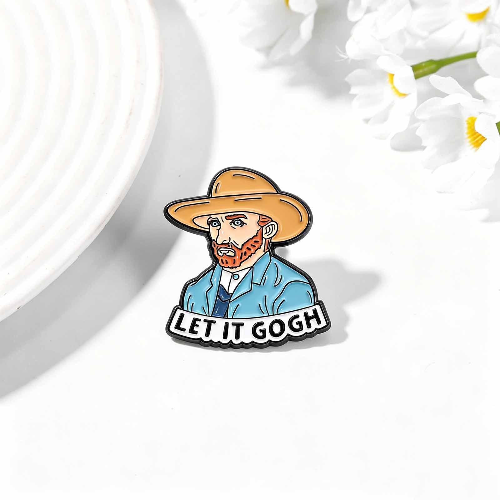 Cartoon Pin Made Of Zinc Alloy Featuring Stoving Varnish In Multicolor