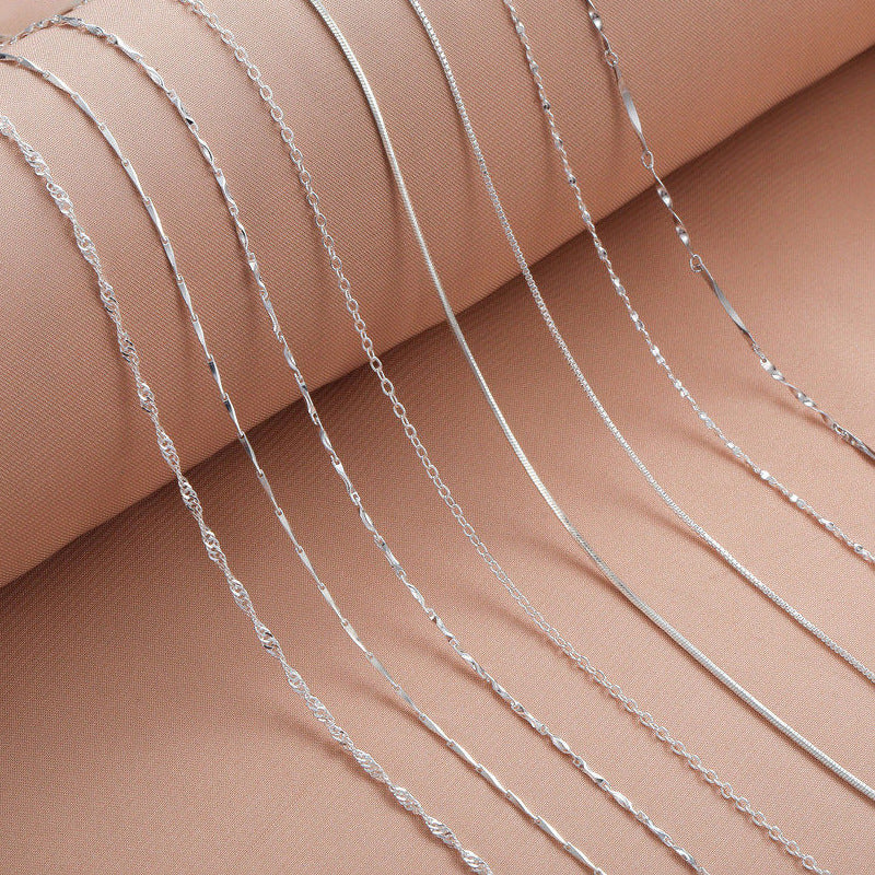 Cross Necklace For Women With Copper Alloy Box Chain, Stylish Daily Wear Jewelry