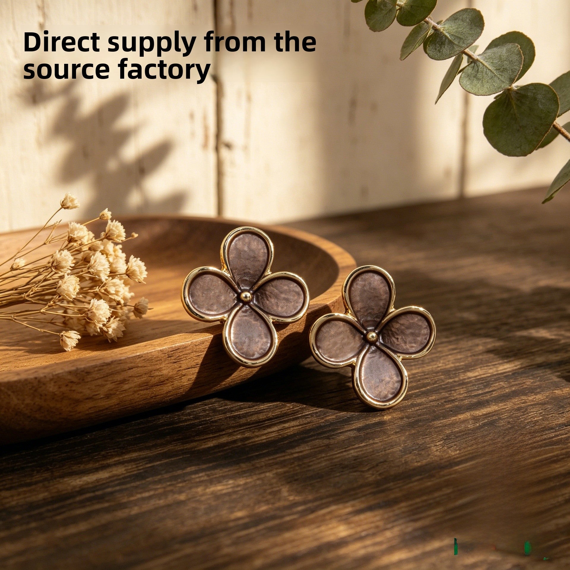 Handmade Lucky Heart Stud Earrings For Women With 304 Stainless Steel Zinc Alloy Material, Perfect For St. Patrick's Day