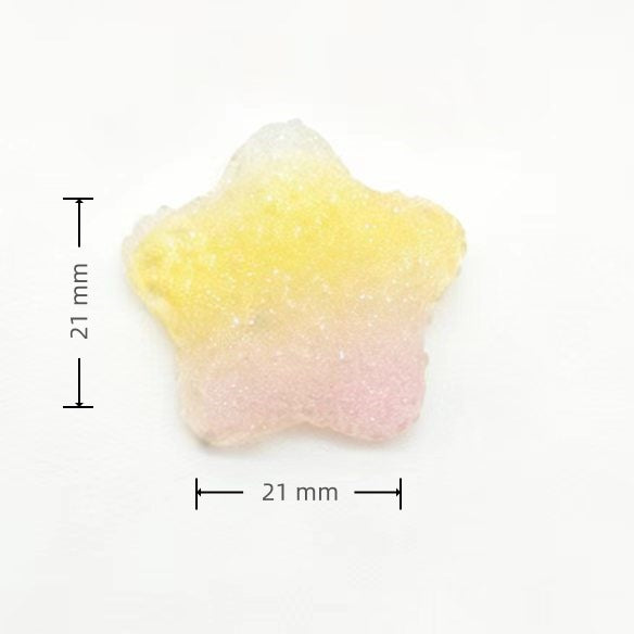 Heart Shape Resin Pendant With Enamel Craft In Ombre Color Featuring Original Design Jewelry Accessories