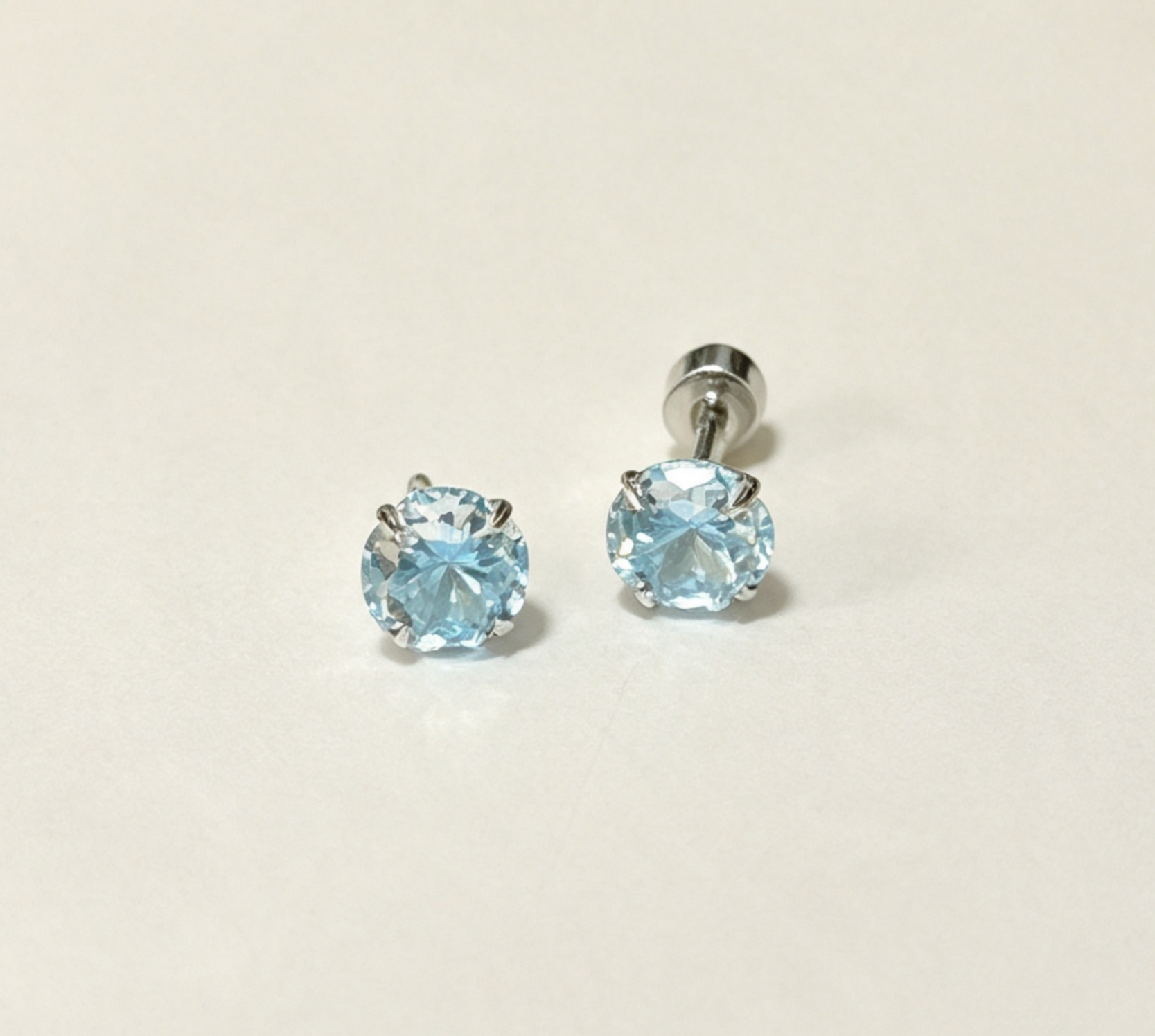 Geometric New Style Stud Earrings For Women, Waterproof Non Tarnish Alloy With Zircon Inlay, 0.03µm-0.05µm Coating Thickness