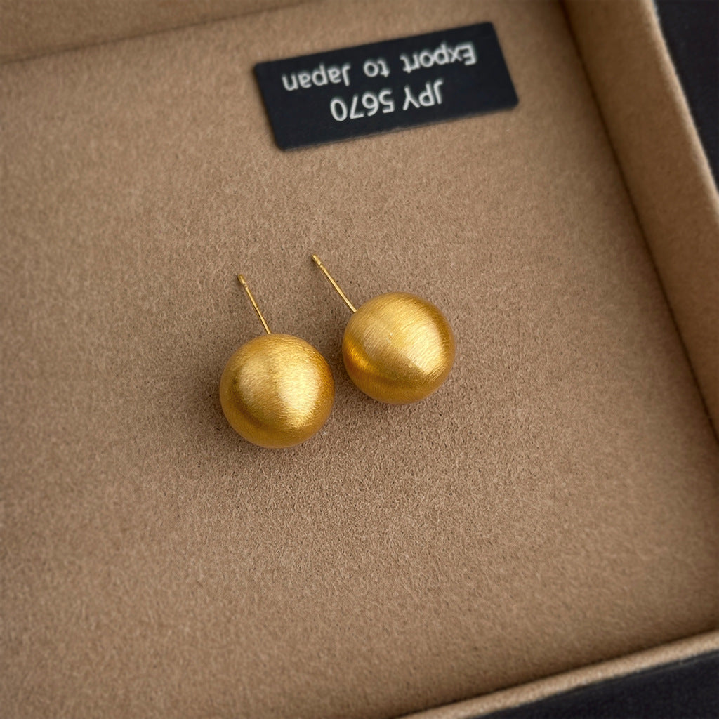 Geometric Copper Earrings For Women Featuring Exaggerated Style In Gold
