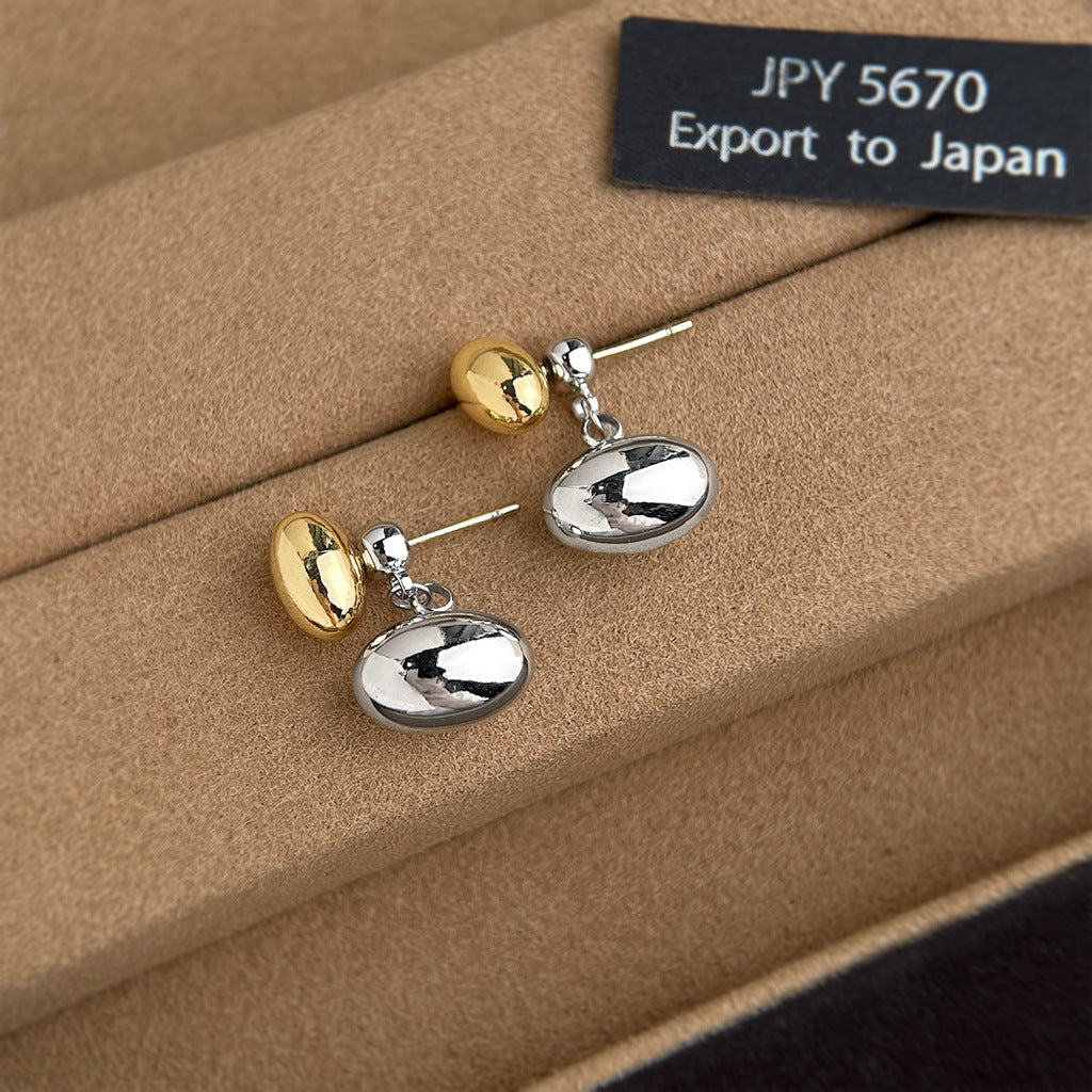 Geometric Copper Earrings For Women Featuring Exaggerated Style In Gold