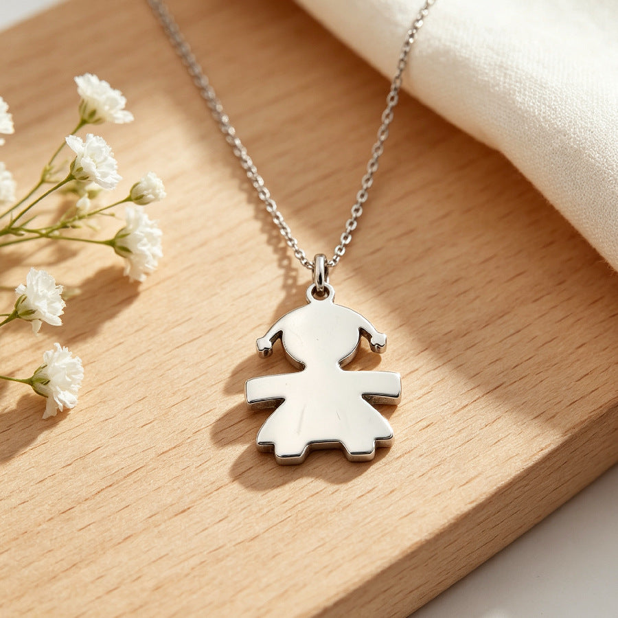 Original Design Heart Shape Pendant Necklace In Metal For Unisex, Perfect For Daily Wear