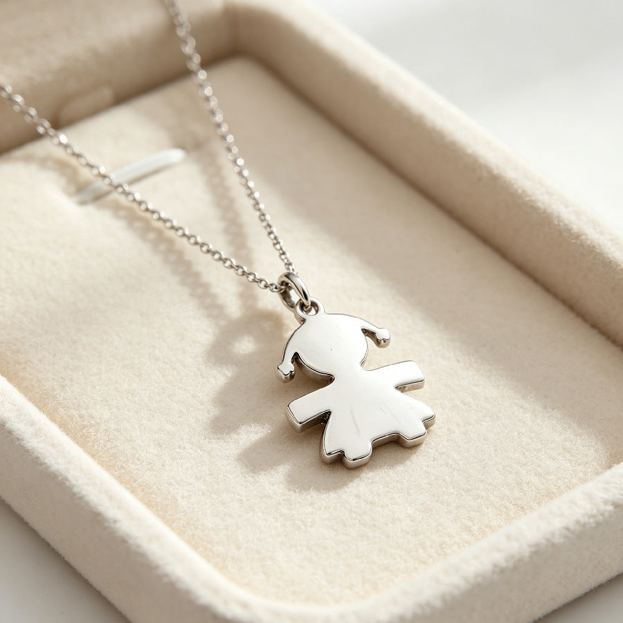Original Design Heart Shape Pendant Necklace In Metal For Unisex, Perfect For Daily Wear