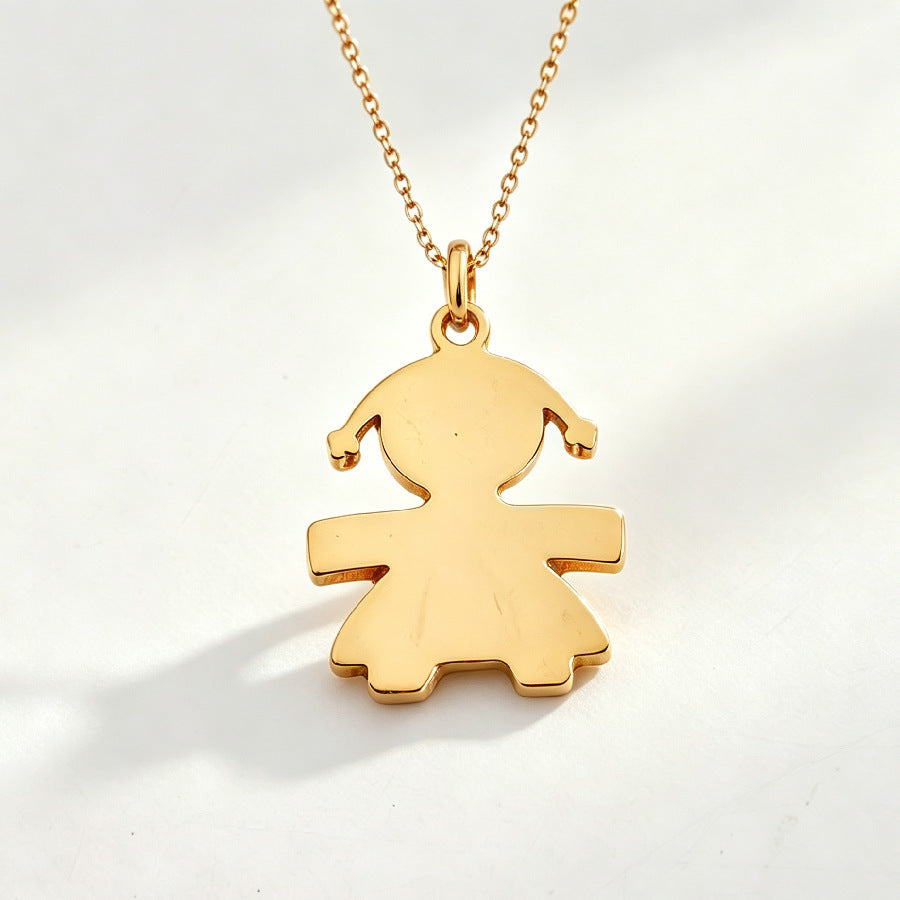 Original Design Heart Shape Pendant Necklace In Metal For Unisex, Perfect For Daily Wear