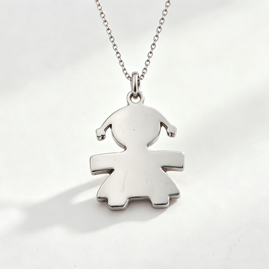 Original Design Heart Shape Pendant Necklace In Metal For Unisex, Perfect For Daily Wear