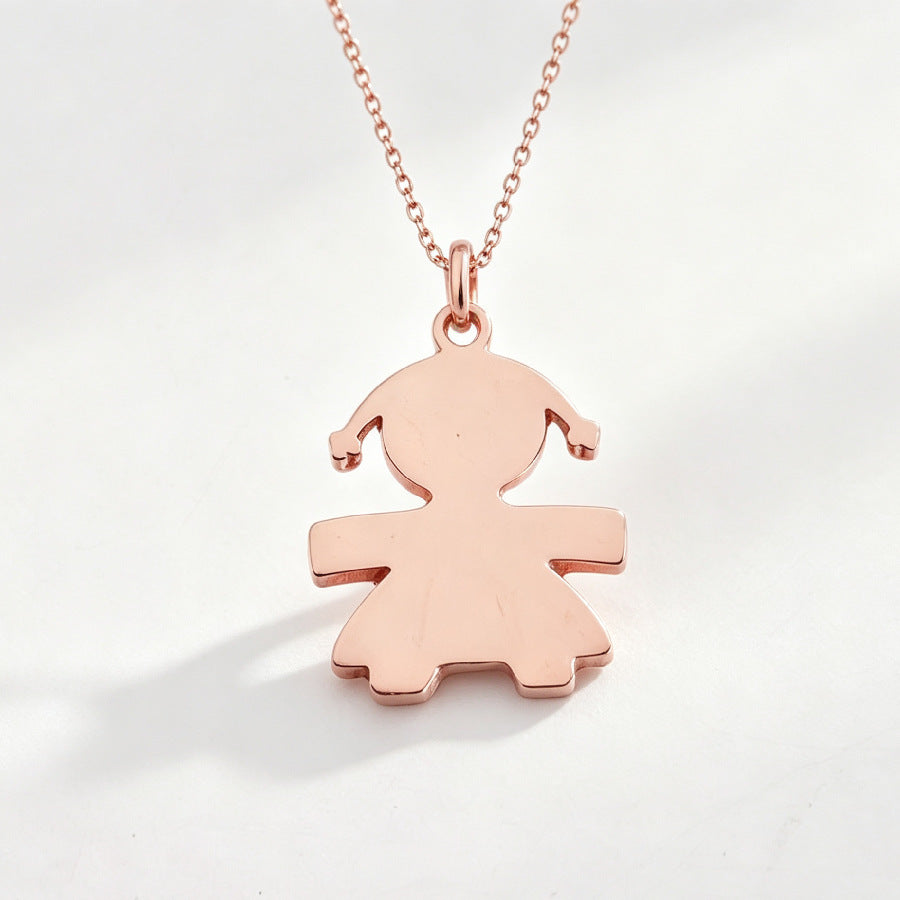 Original Design Heart Shape Pendant Necklace In Metal For Unisex, Perfect For Daily Wear