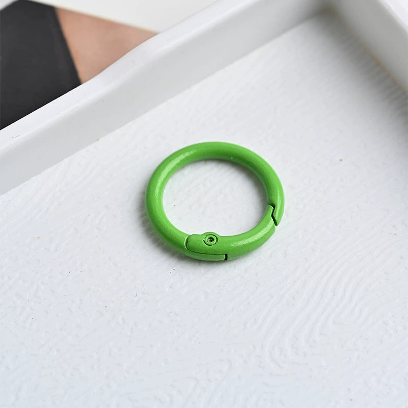 Colour Metal Key Chains In Stylish Design, Perfect For Organizing Keys And Accessories