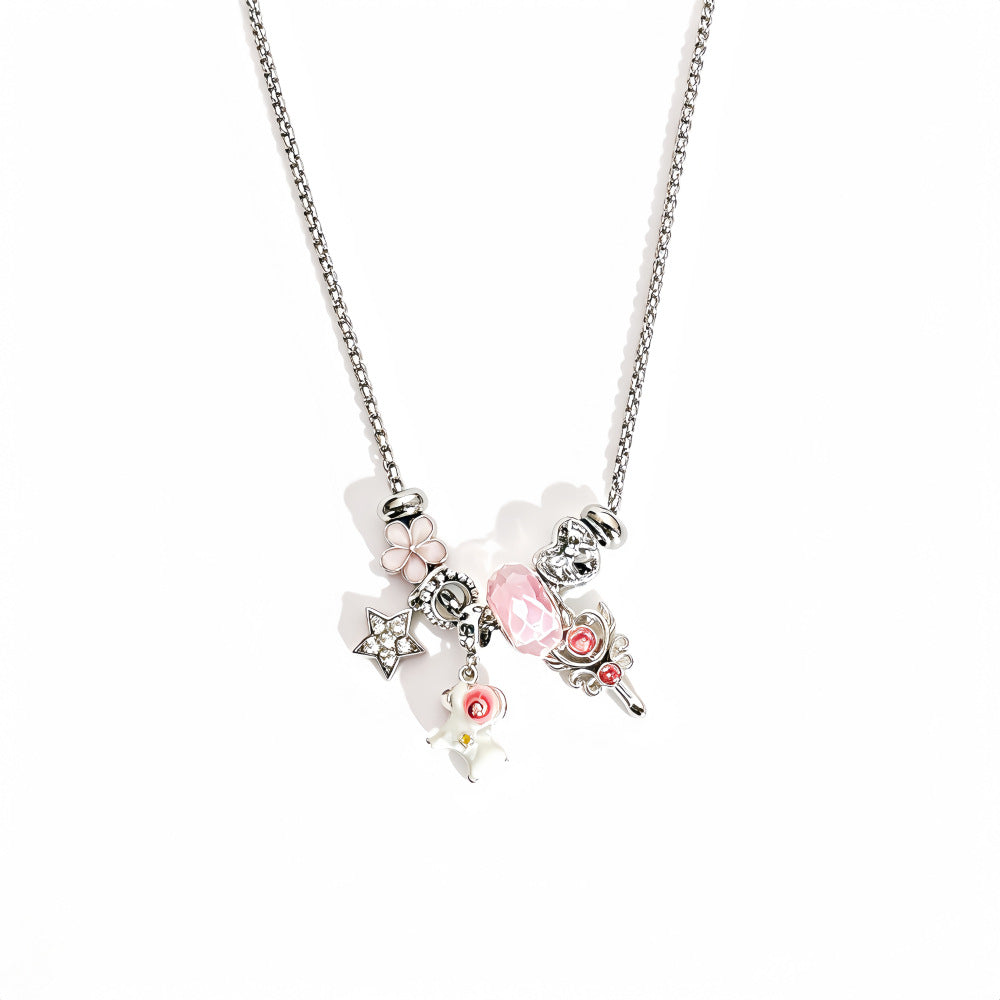 New Style Constellation Bracelet For Women With Crystal Pendant In Zinc Alloy
