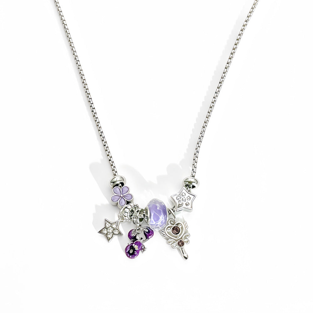 New Style Constellation Bracelet For Women With Crystal Pendant In Zinc Alloy