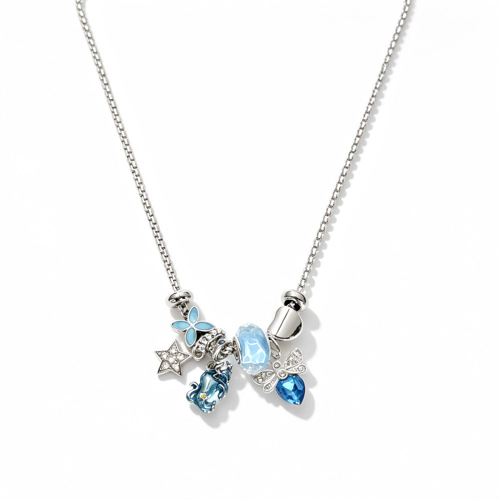New Style Constellation Bracelet For Women With Crystal Pendant In Zinc Alloy