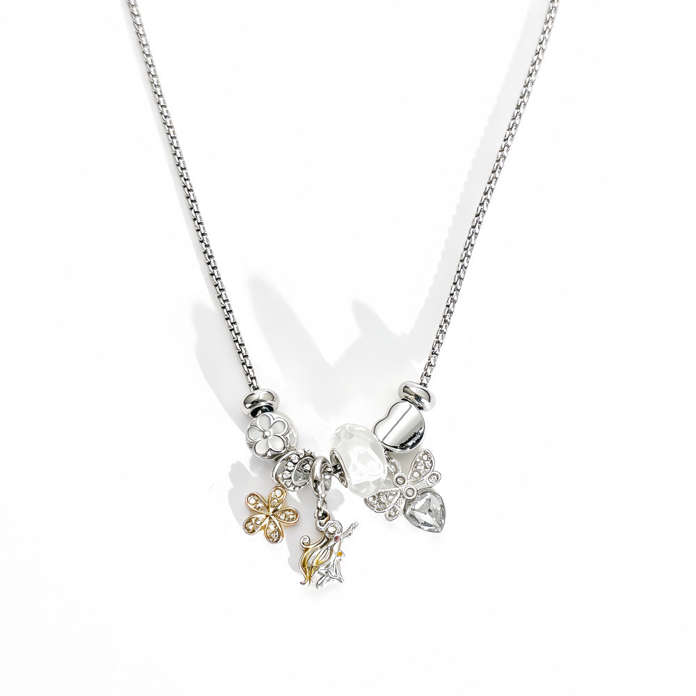 New Style Constellation Bracelet For Women With Crystal Pendant In Zinc Alloy