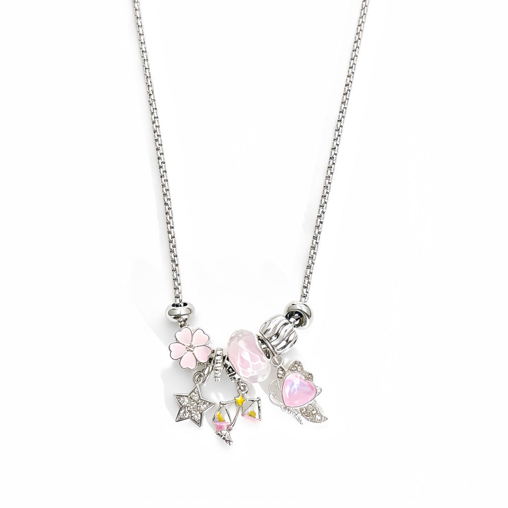 New Style Constellation Bracelet For Women With Crystal Pendant In Zinc Alloy