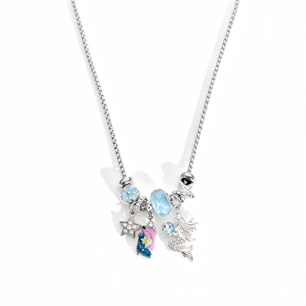 New Style Constellation Bracelet For Women With Crystal Pendant In Zinc Alloy