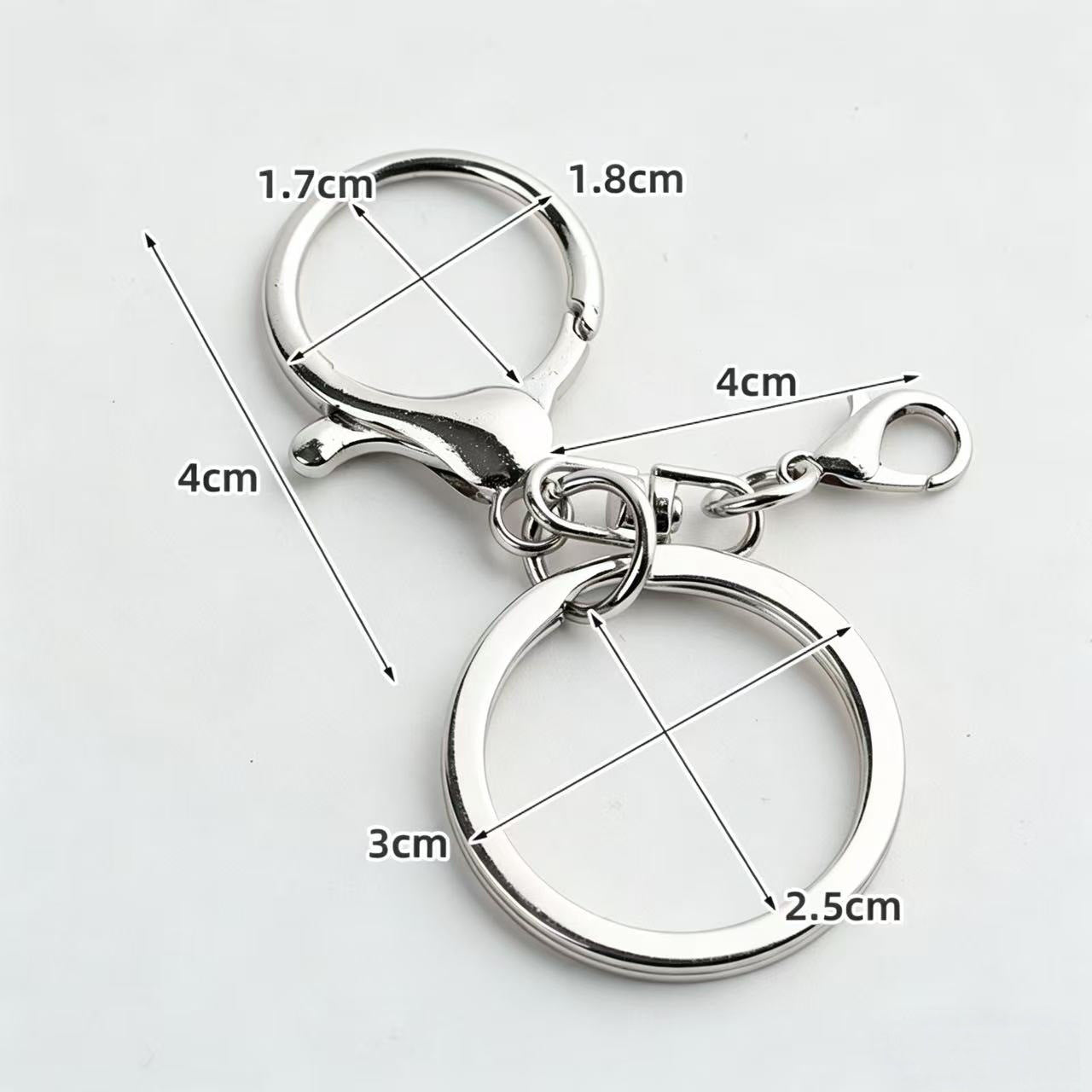 Gold Lobster Key Chain Bag Charm Made Of Durable Zinc Alloy For Stylish Bag Accessories