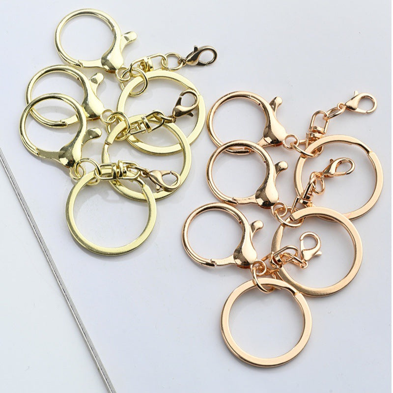 Gold Lobster Key Chain Bag Charm Made Of Durable Zinc Alloy For Stylish Bag Accessories