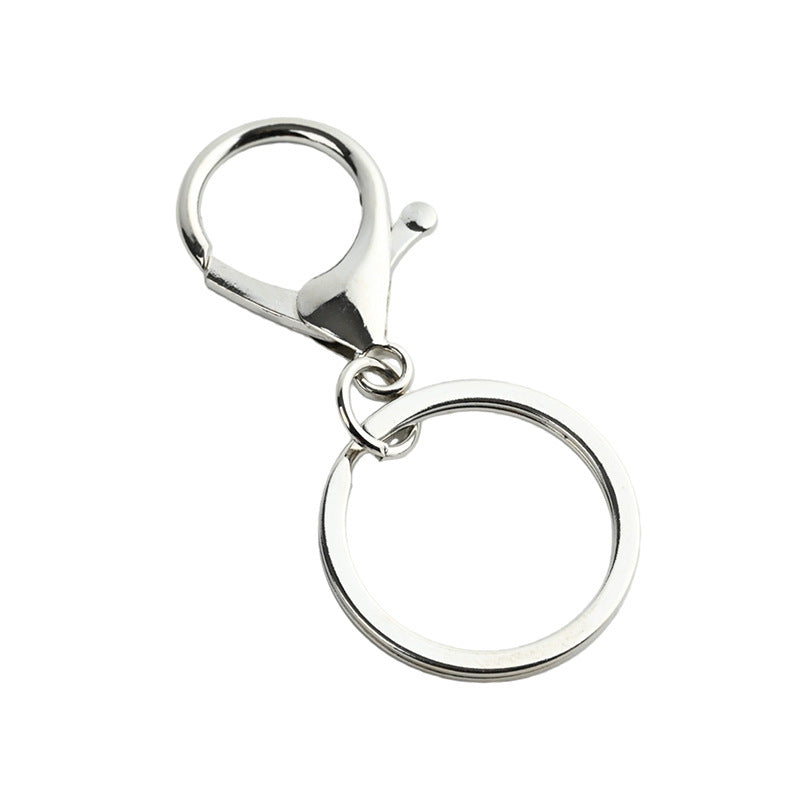 Gold Lobster Key Chain Bag Charm Featuring Durable Zinc Alloy Material