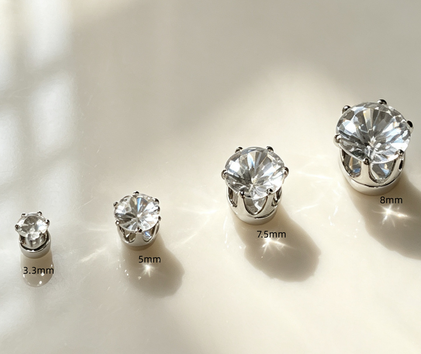 Classic Style Geometric Clip Earrings For Women, Waterproof Non Tarnish Alloy With Zircon Inlay, 0.03µm-0.05µm Coating Thickness