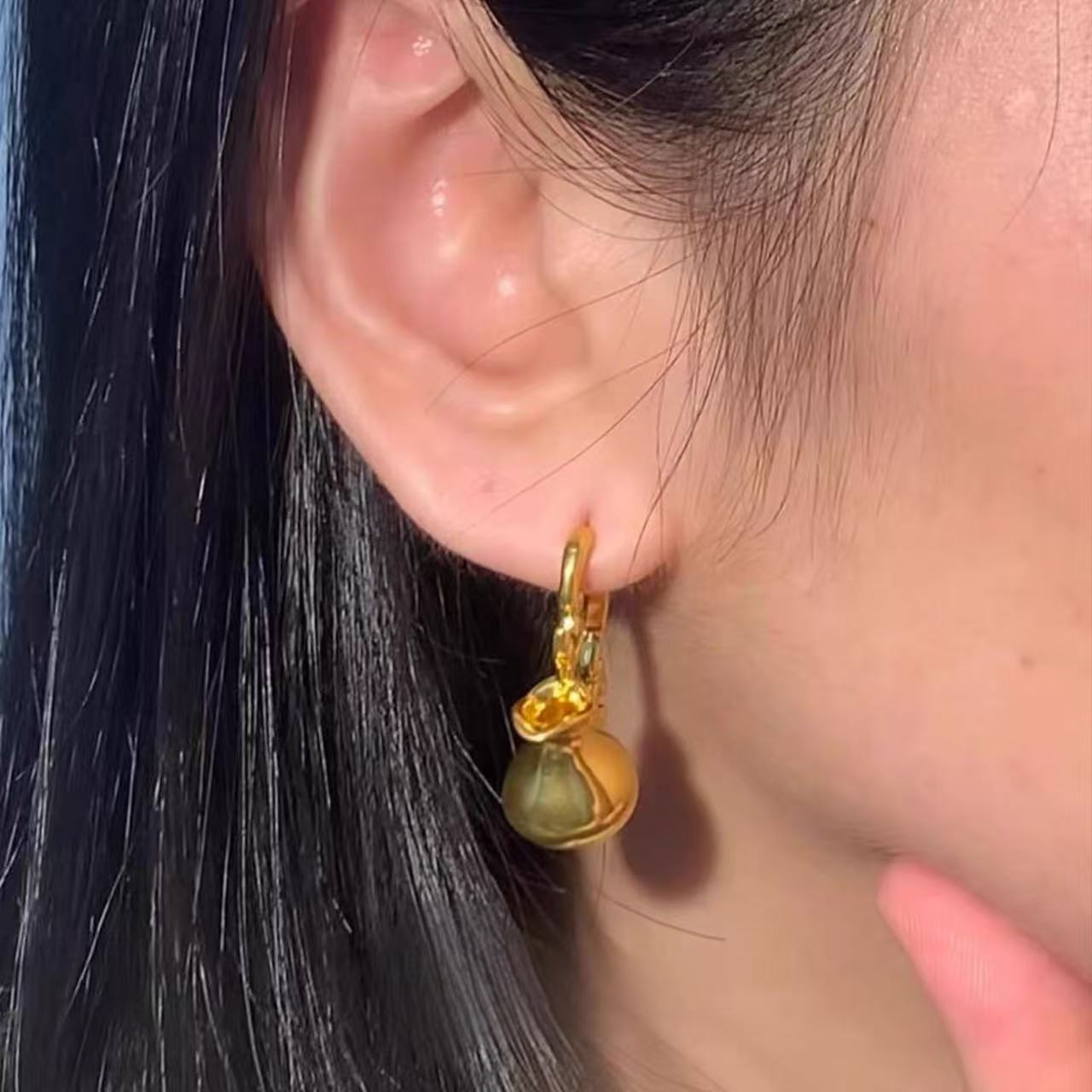 Flowers For Women Earrings In Sweet Style With 925 Sterling Silver Ear Pins And Zinc Alloy Material, Silver Color