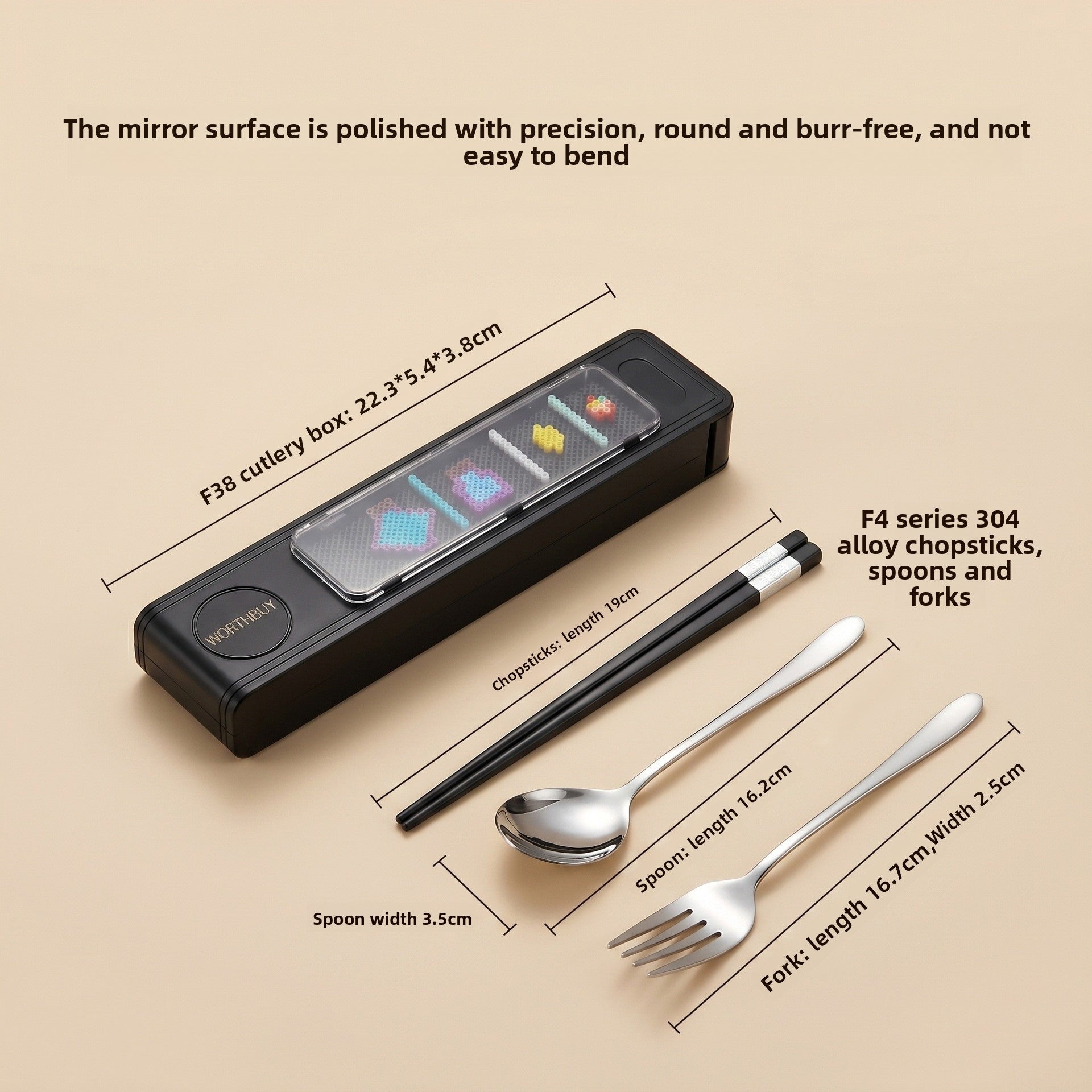 Cute Foldable Tableware Featuring Durable 316 Stainless Steel Inner Liner For Portable Kitchen And Drinking Use