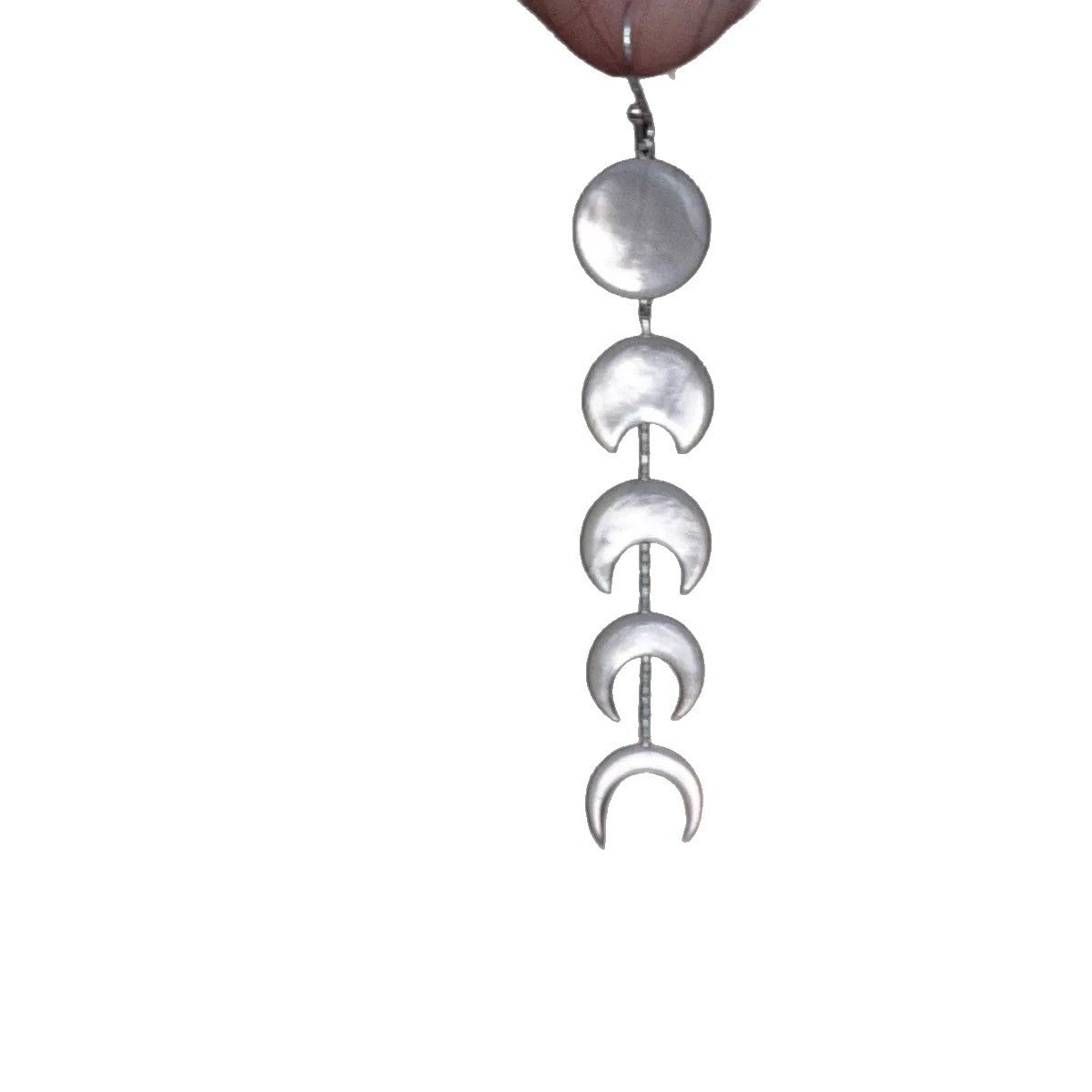 Moon Tassel Earrings For Women Featuring Electroplated Zinc Alloy With 925 Sterling Silver Ear Pins