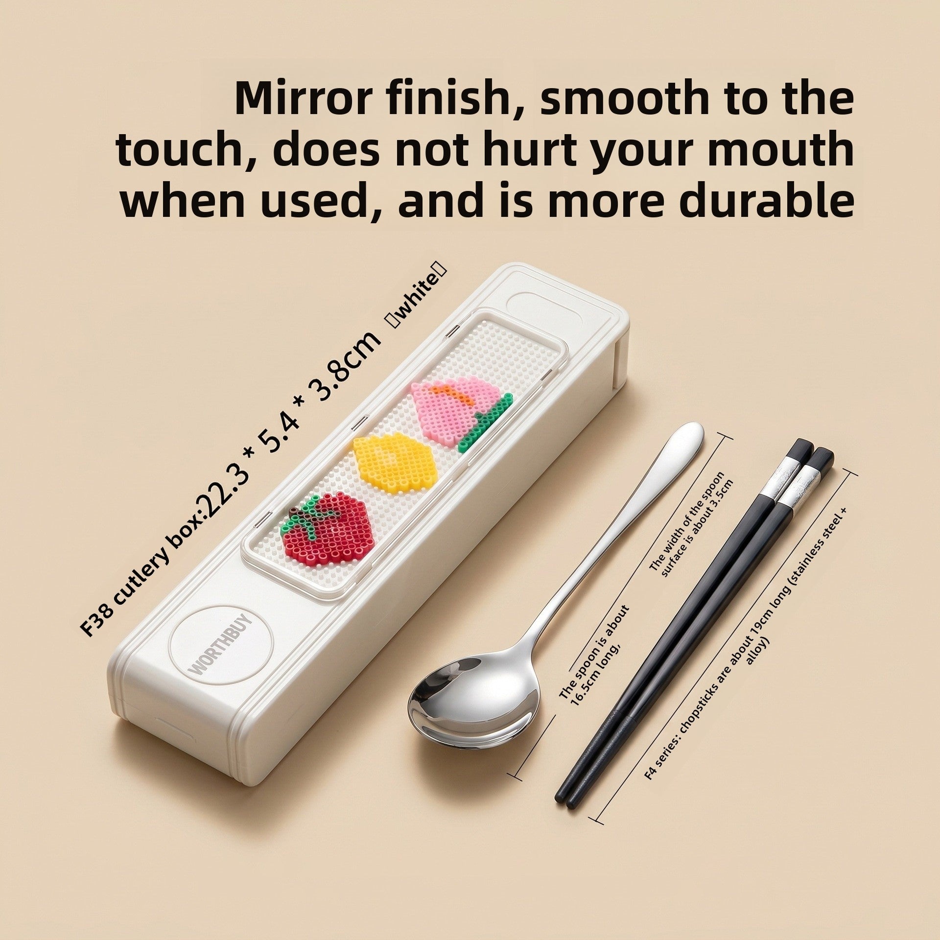 Cute Foldable Tableware Featuring Durable 316 Stainless Steel Inner Liner For Portable Kitchen And Drinking Use
