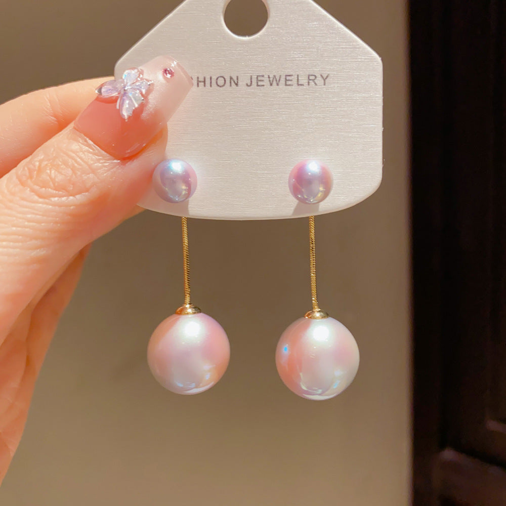 Elegant Tassel Drop Earrings For Women With Copper Ear Pins And Real Gold Plated Finish
