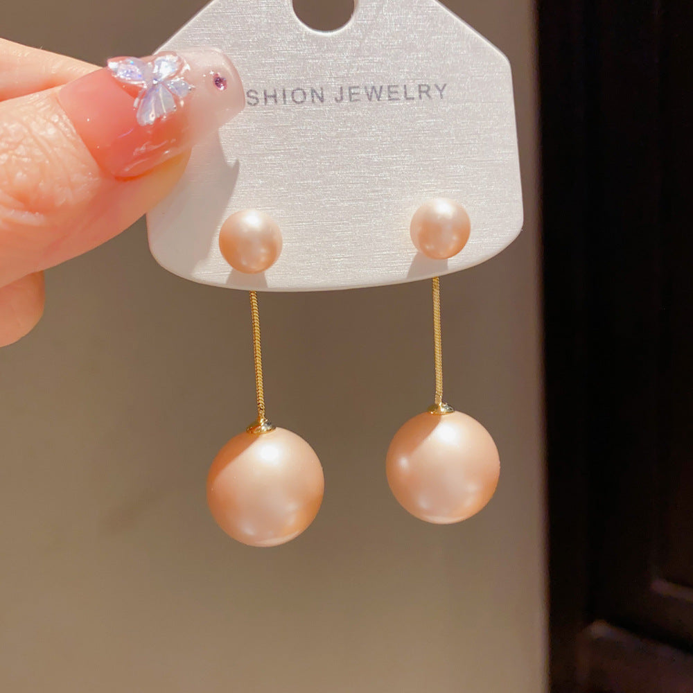 Elegant Tassel Drop Earrings For Women With Copper Ear Pins And Real Gold Plated Finish