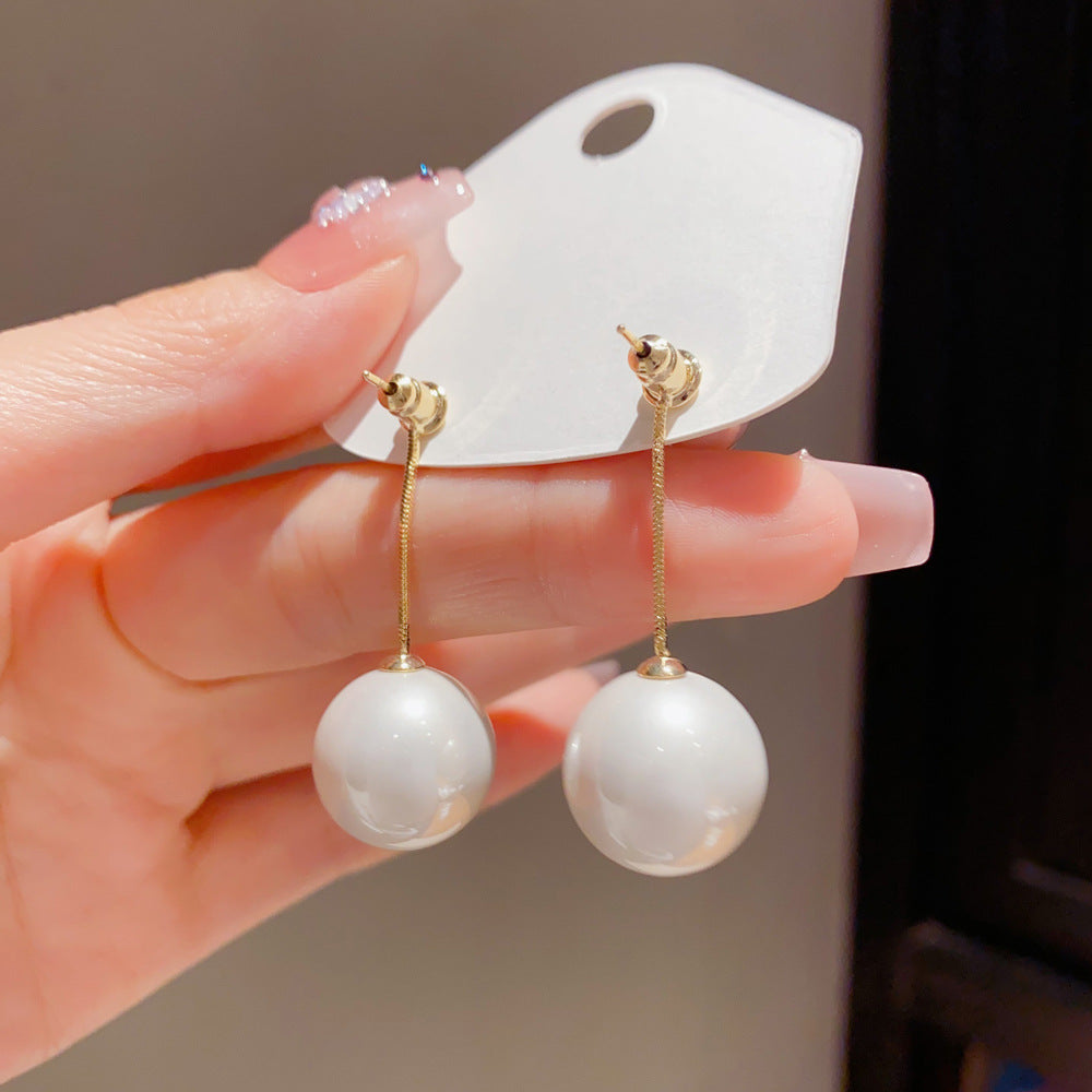 Elegant Tassel Drop Earrings For Women With Copper Ear Pins And Real Gold Plated Finish