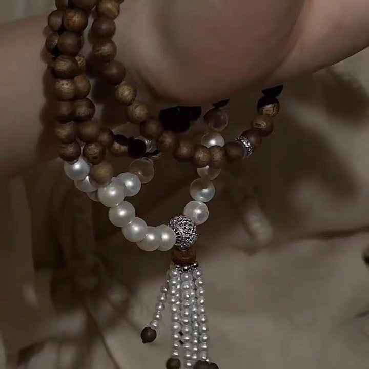 Beaded Flowers Alloy Bracelets With Rope Chain Material, Unisex Design For Stylish Wear