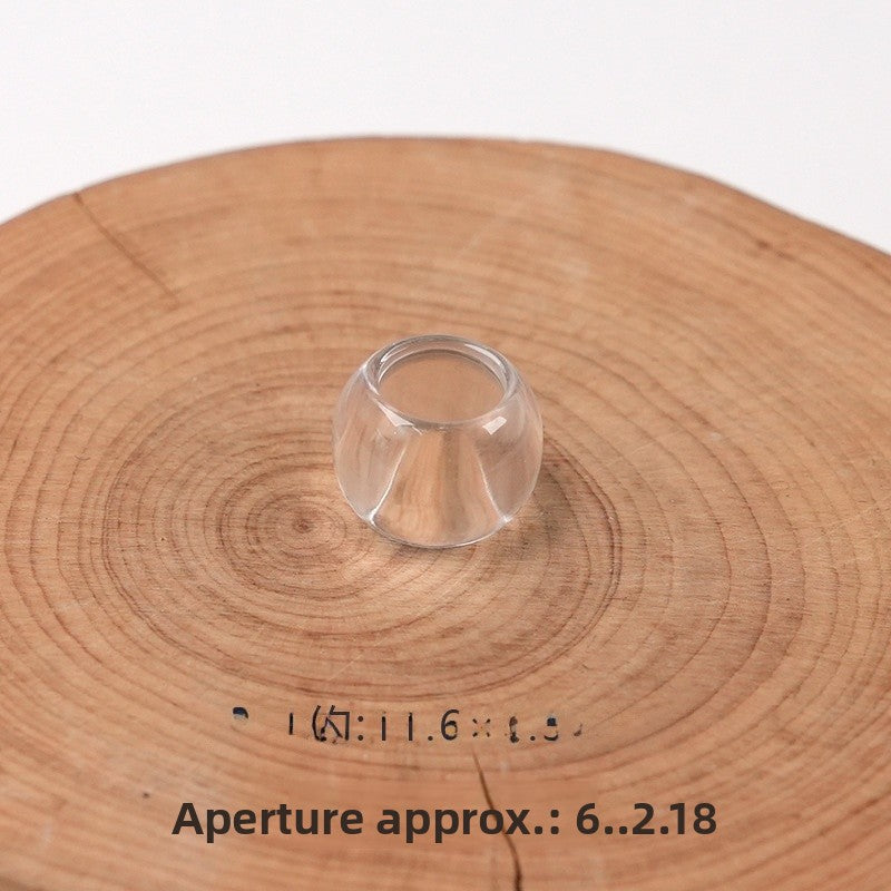 Acrylic Beads For Jewelry Making With Hole Size 6~9.9mm In Natural Pink, Sweet Style Accessories