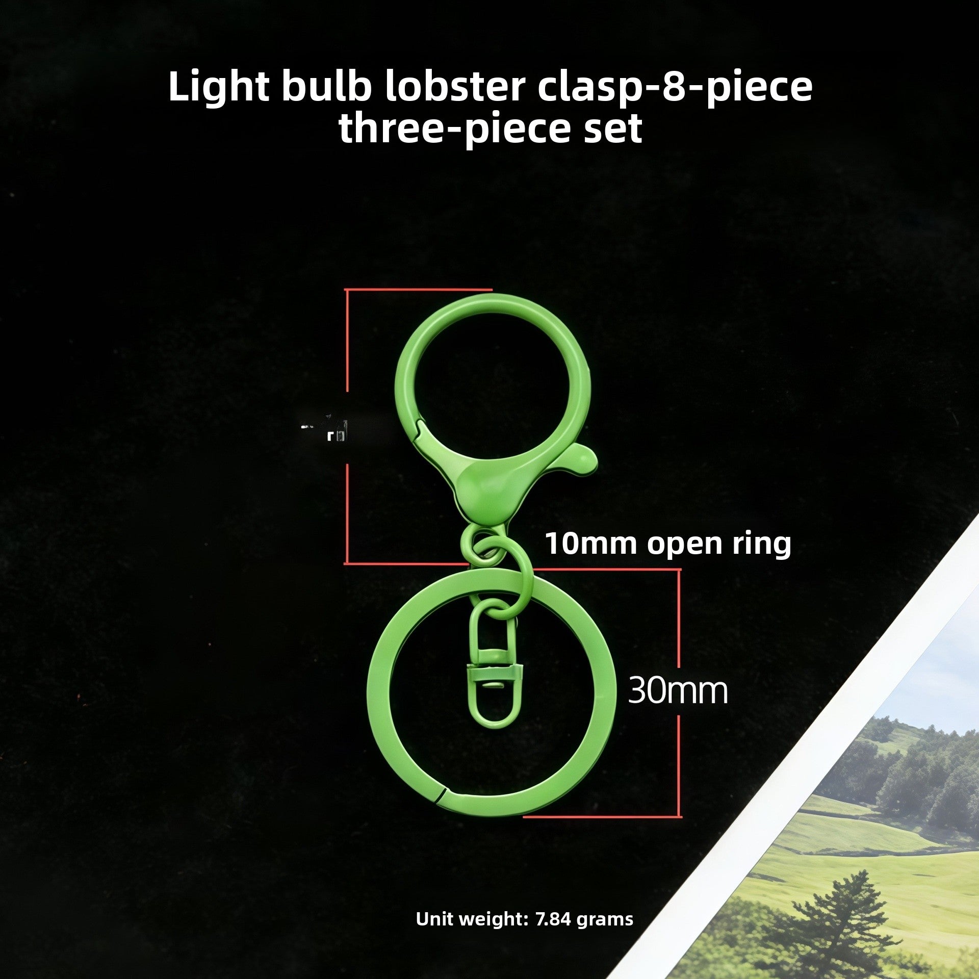 3 PCS Alloy Lobster Trigger Clasp Closure With Key Pattern Featuring Stoving Varnish For Jewelry Making Accessories