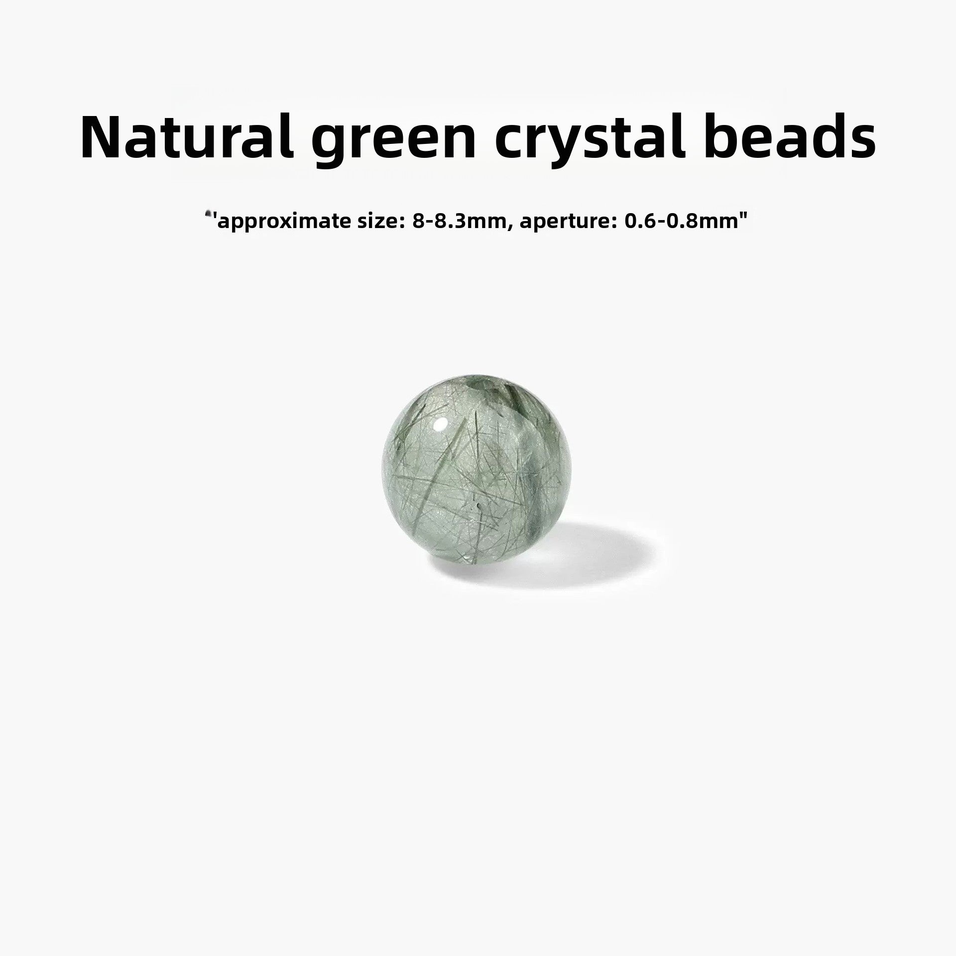 Handmade Red Crystal Beads For Jewelry Making, Diameter 6 Mm, 1 PCS Package