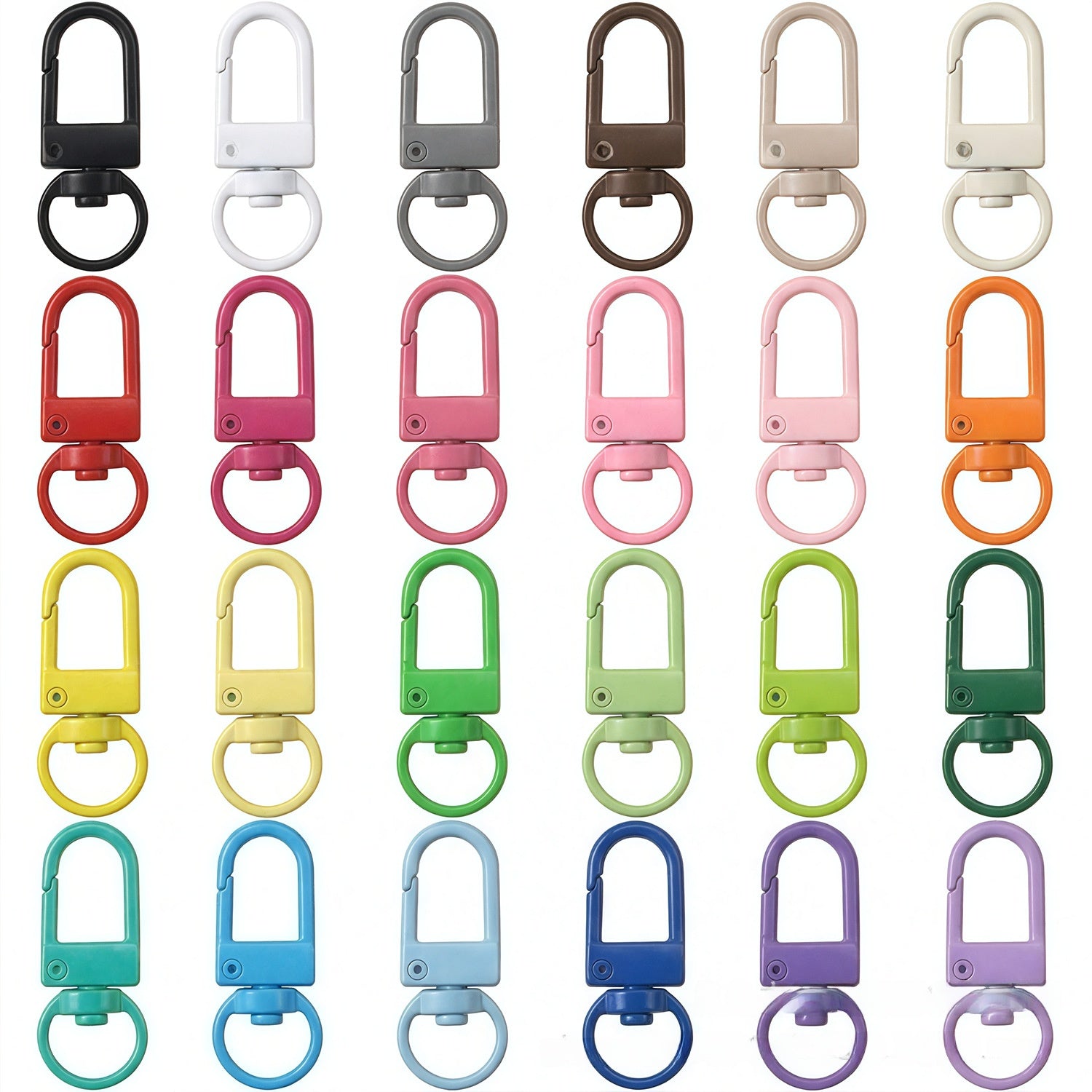 3 PCS Alloy Lobster Trigger Clasp Closure With Key Pattern Featuring Stoving Varnish For Jewelry Making Accessories
