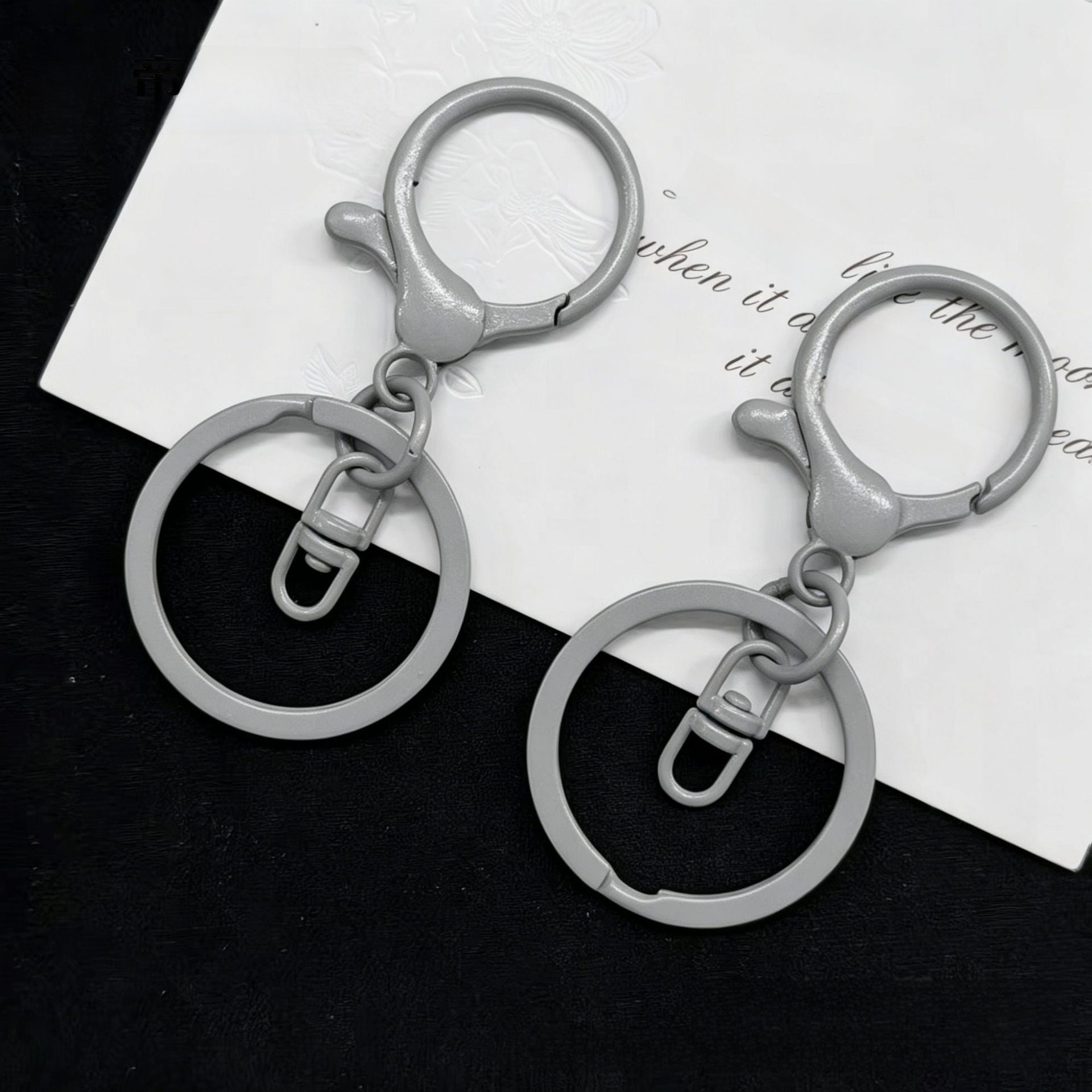 3 PCS Alloy Lobster Trigger Clasp Closure With Key Pattern Featuring Stoving Varnish For Jewelry Making Accessories