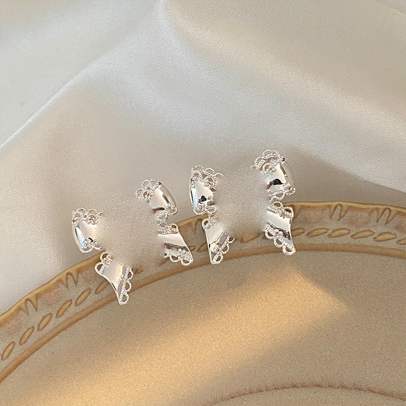Gold Bow Tie Earrings For Women Featuring Copper Ear Pins In Sweet Style