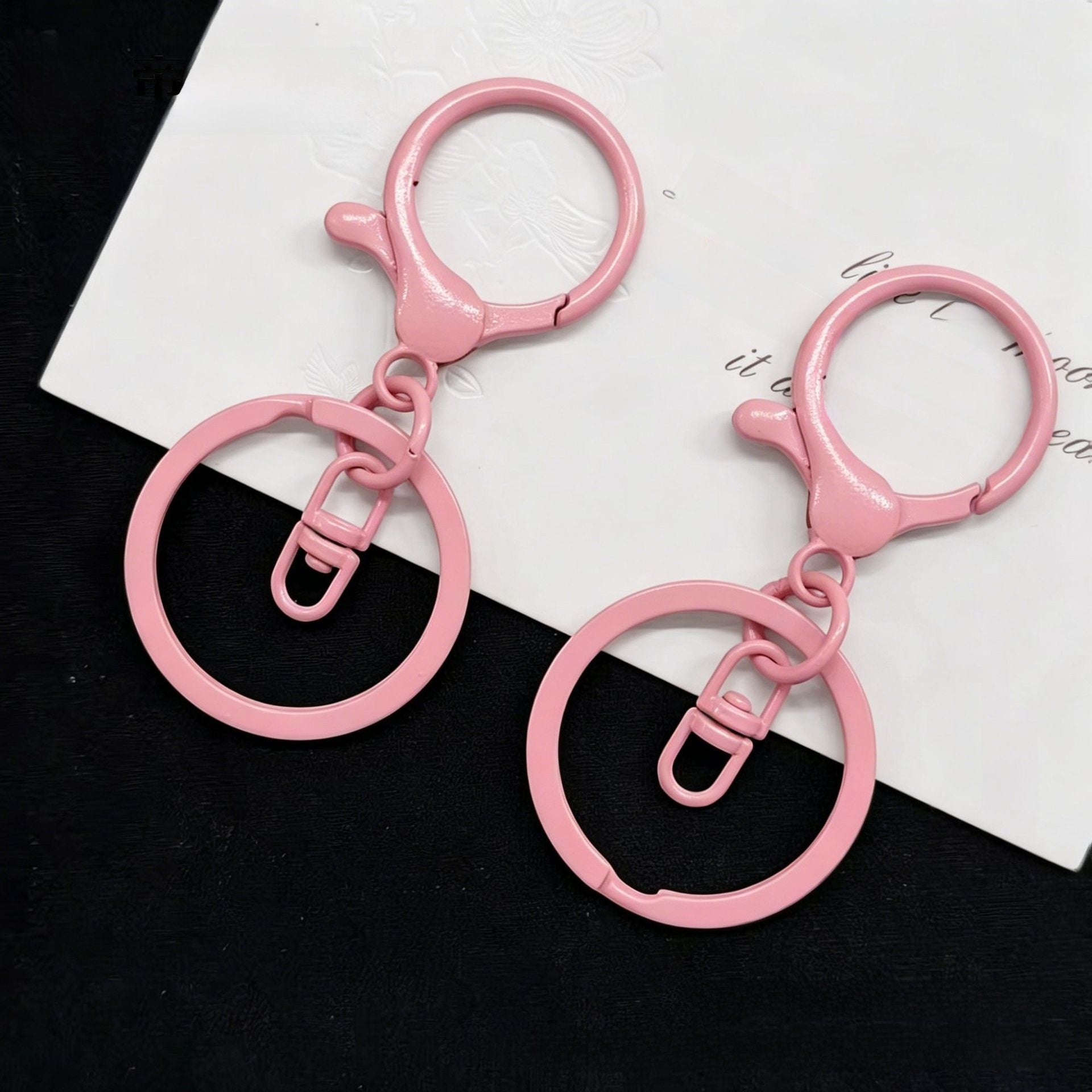 3 PCS Alloy Lobster Trigger Clasp Closure With Key Pattern Featuring Stoving Varnish For Jewelry Making Accessories