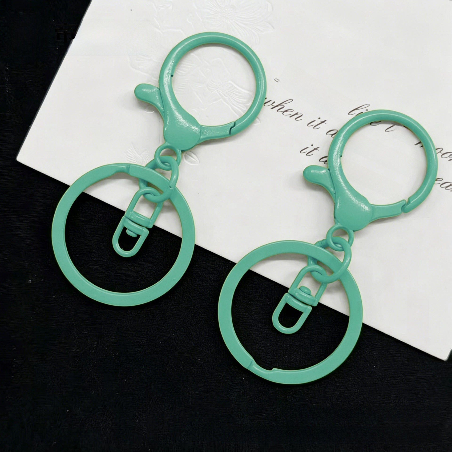3 PCS Alloy Lobster Trigger Clasp Closure With Key Pattern Featuring Stoving Varnish For Jewelry Making Accessories