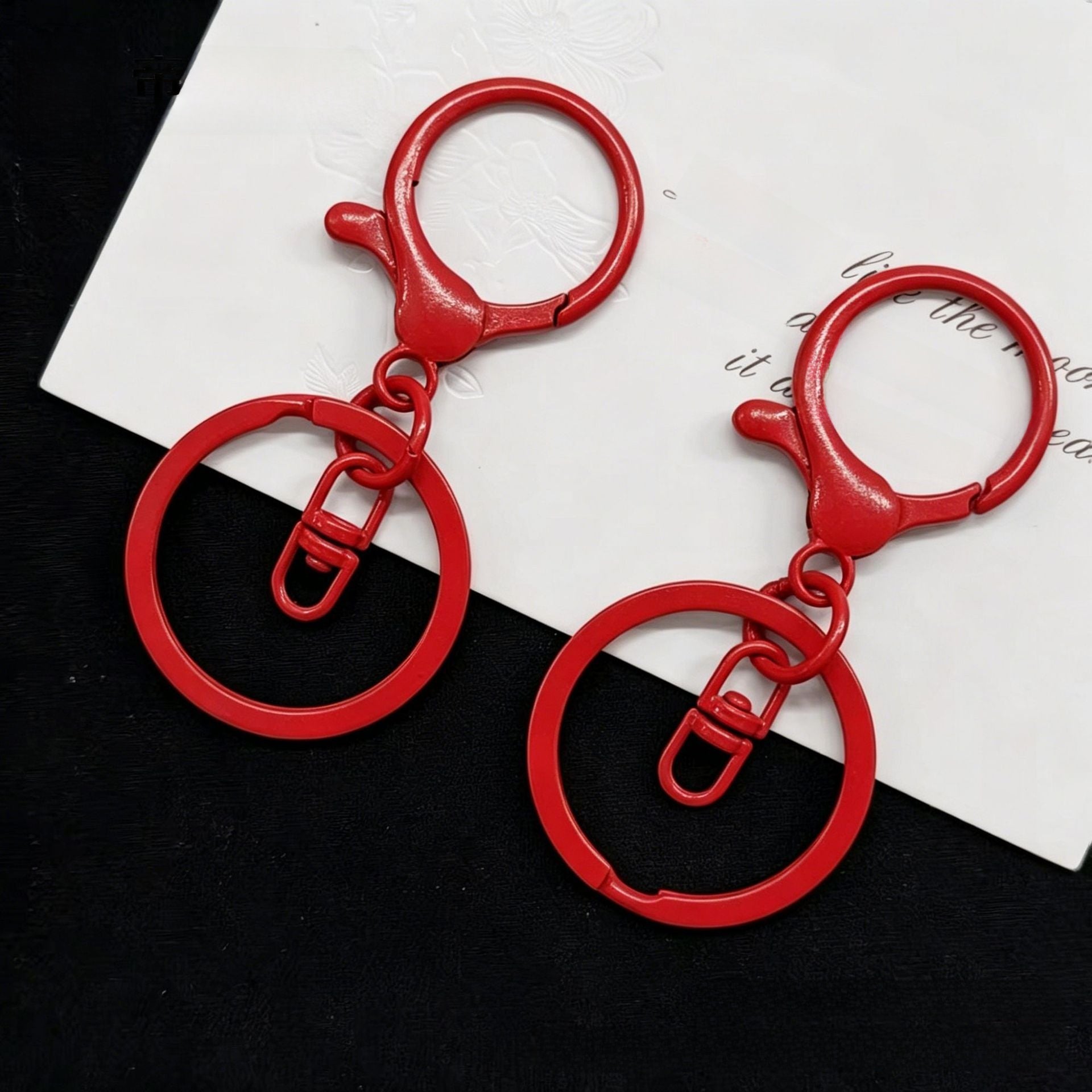 3 PCS Alloy Lobster Trigger Clasp Closure With Key Pattern Featuring Stoving Varnish For Jewelry Making Accessories