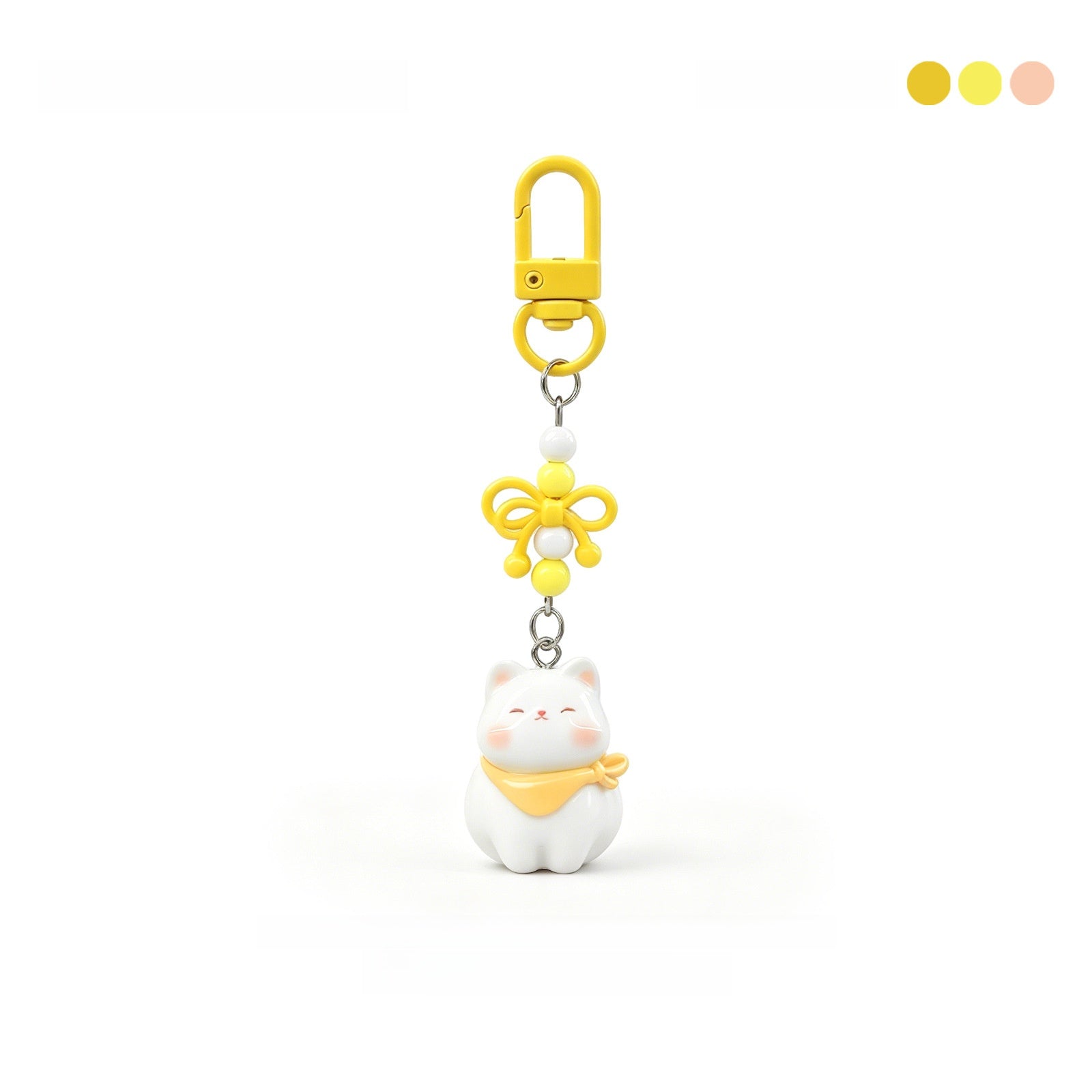 Natural Pink Enamel Garlands Key Chains In Cute Style With Plastic Material