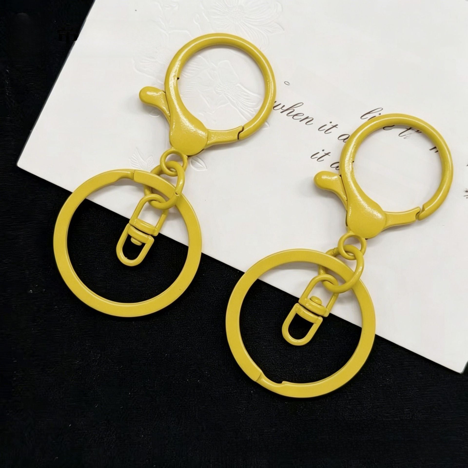 3 PCS Alloy Lobster Trigger Clasp Closure With Key Pattern Featuring Stoving Varnish For Jewelry Making Accessories