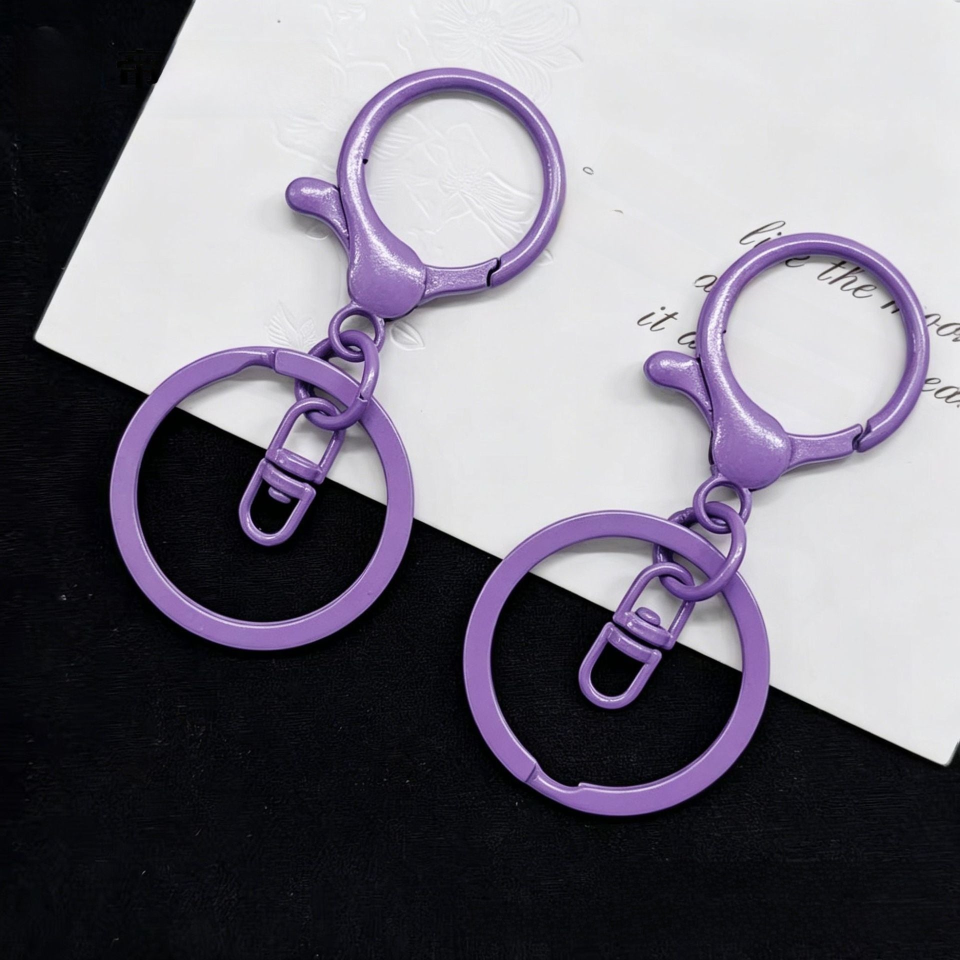 3 PCS Alloy Lobster Trigger Clasp Closure With Key Pattern Featuring Stoving Varnish For Jewelry Making Accessories