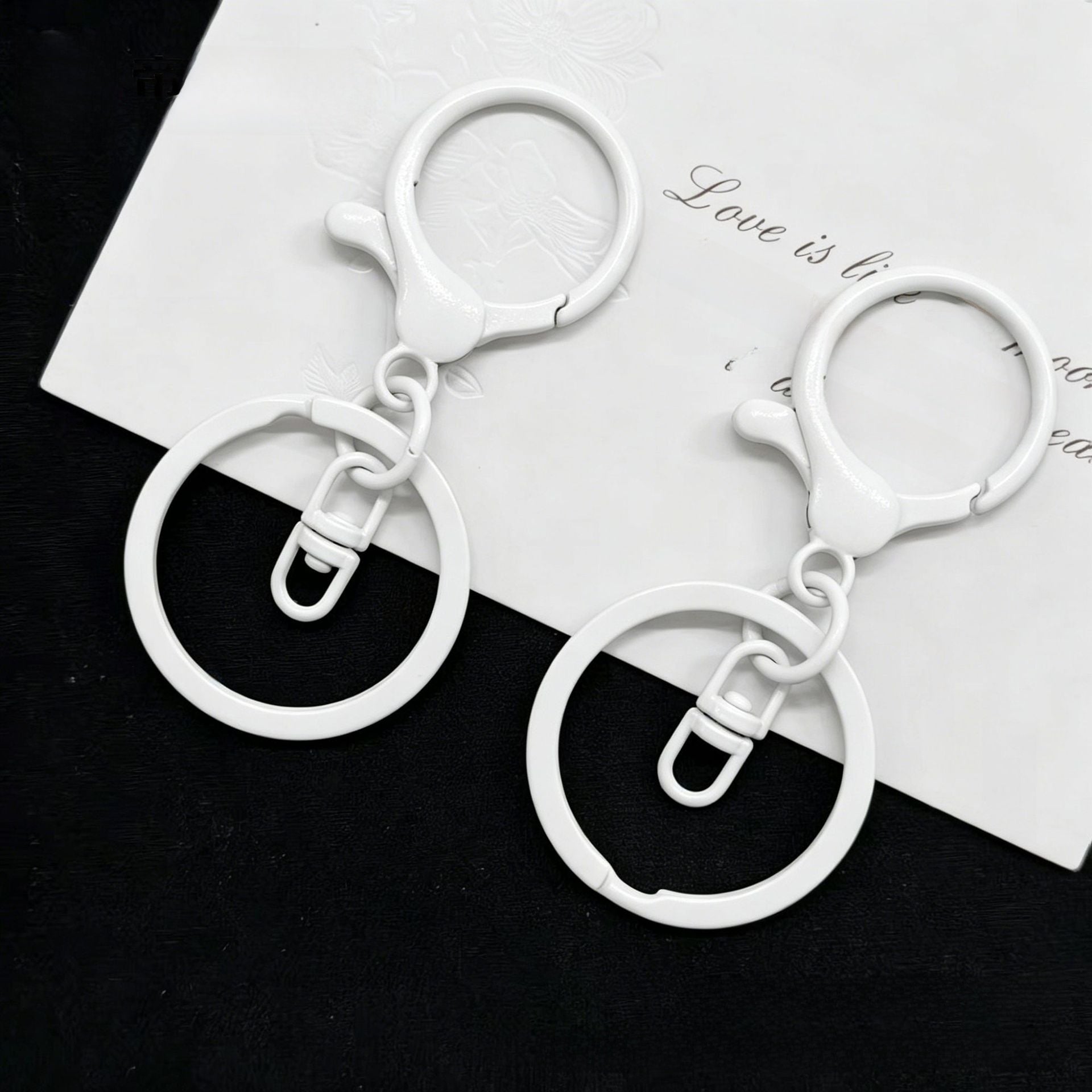 3 PCS Alloy Lobster Trigger Clasp Closure With Key Pattern Featuring Stoving Varnish For Jewelry Making Accessories