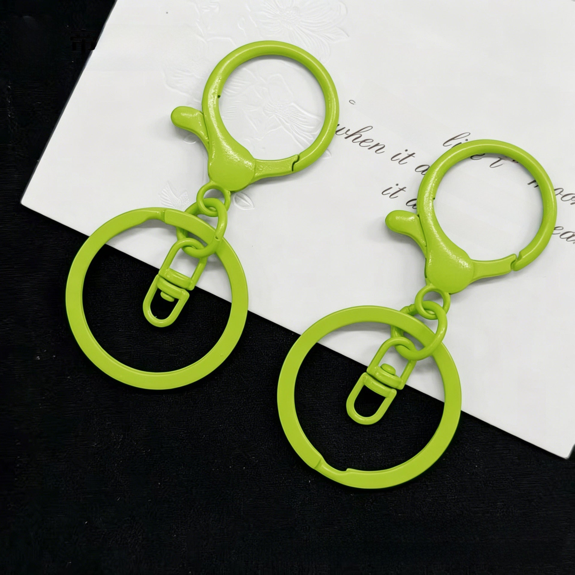3 PCS Alloy Lobster Trigger Clasp Closure With Key Pattern Featuring Stoving Varnish For Jewelry Making Accessories