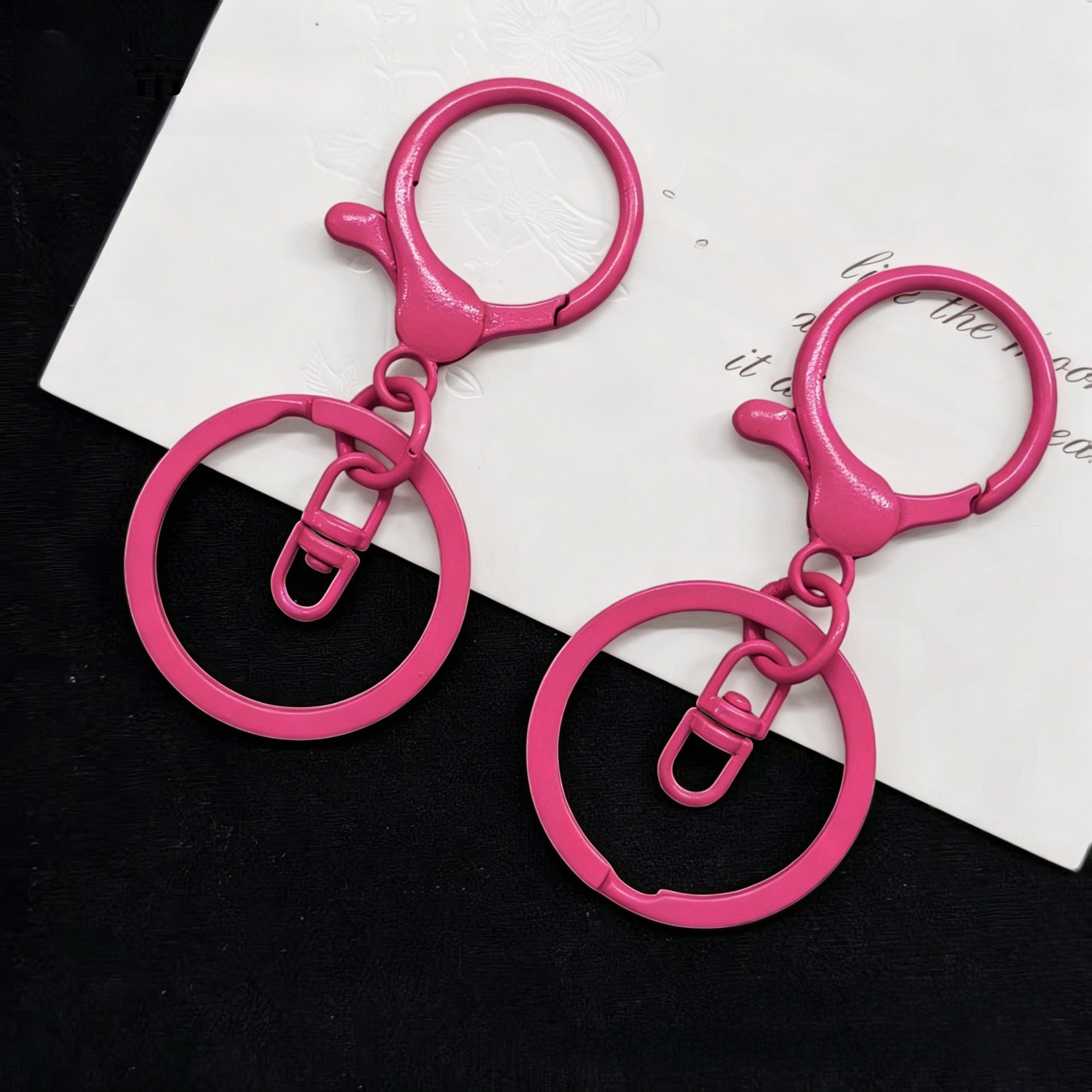 3 PCS Alloy Lobster Trigger Clasp Closure With Key Pattern Featuring Stoving Varnish For Jewelry Making Accessories