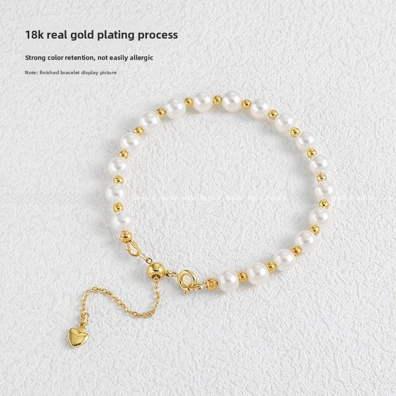 Original Design Copper Rope Jewelry Accessory With Gold Finish Featuring OT Toggle Clasp Closure