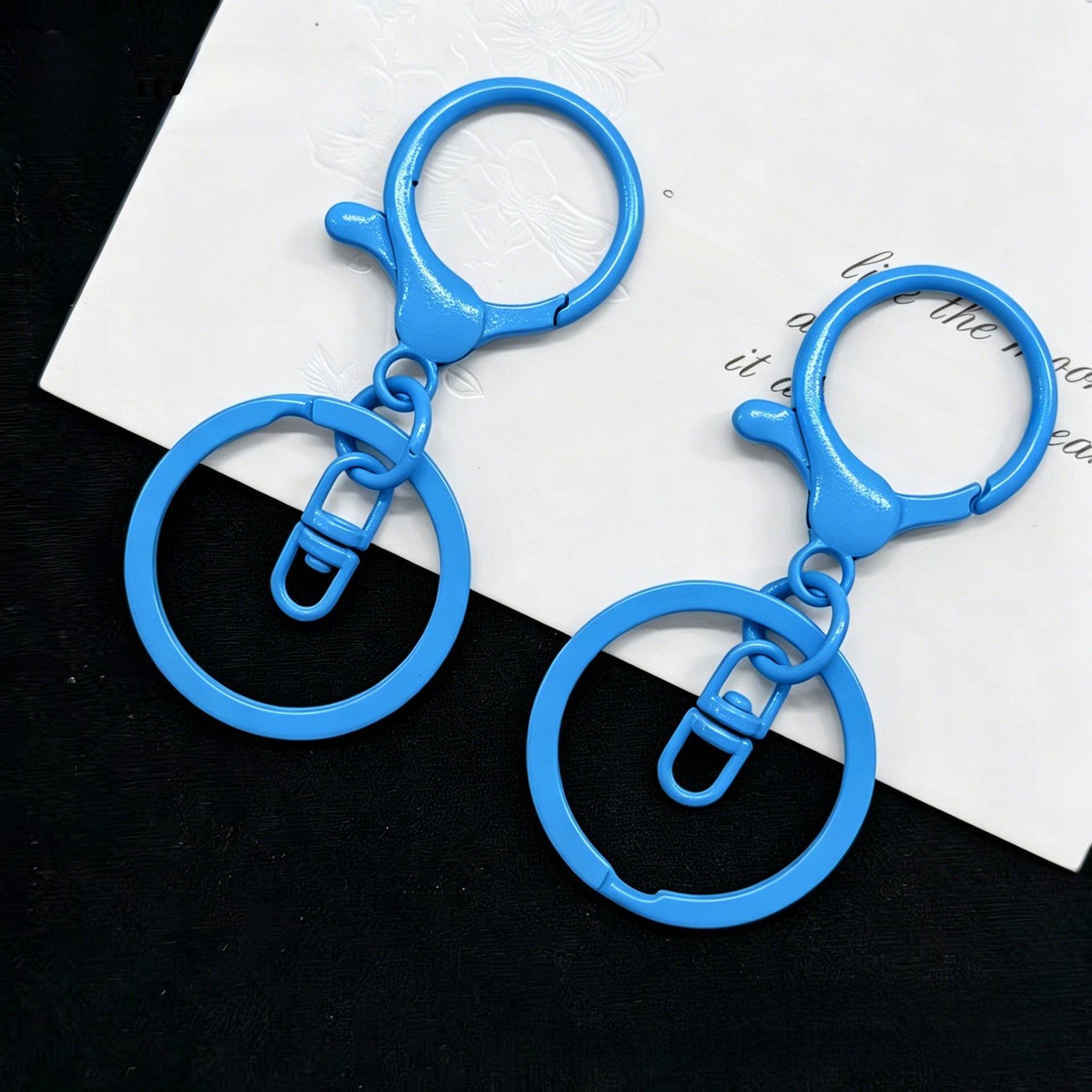 3 PCS Alloy Lobster Trigger Clasp Closure With Key Pattern Featuring Stoving Varnish For Jewelry Making Accessories