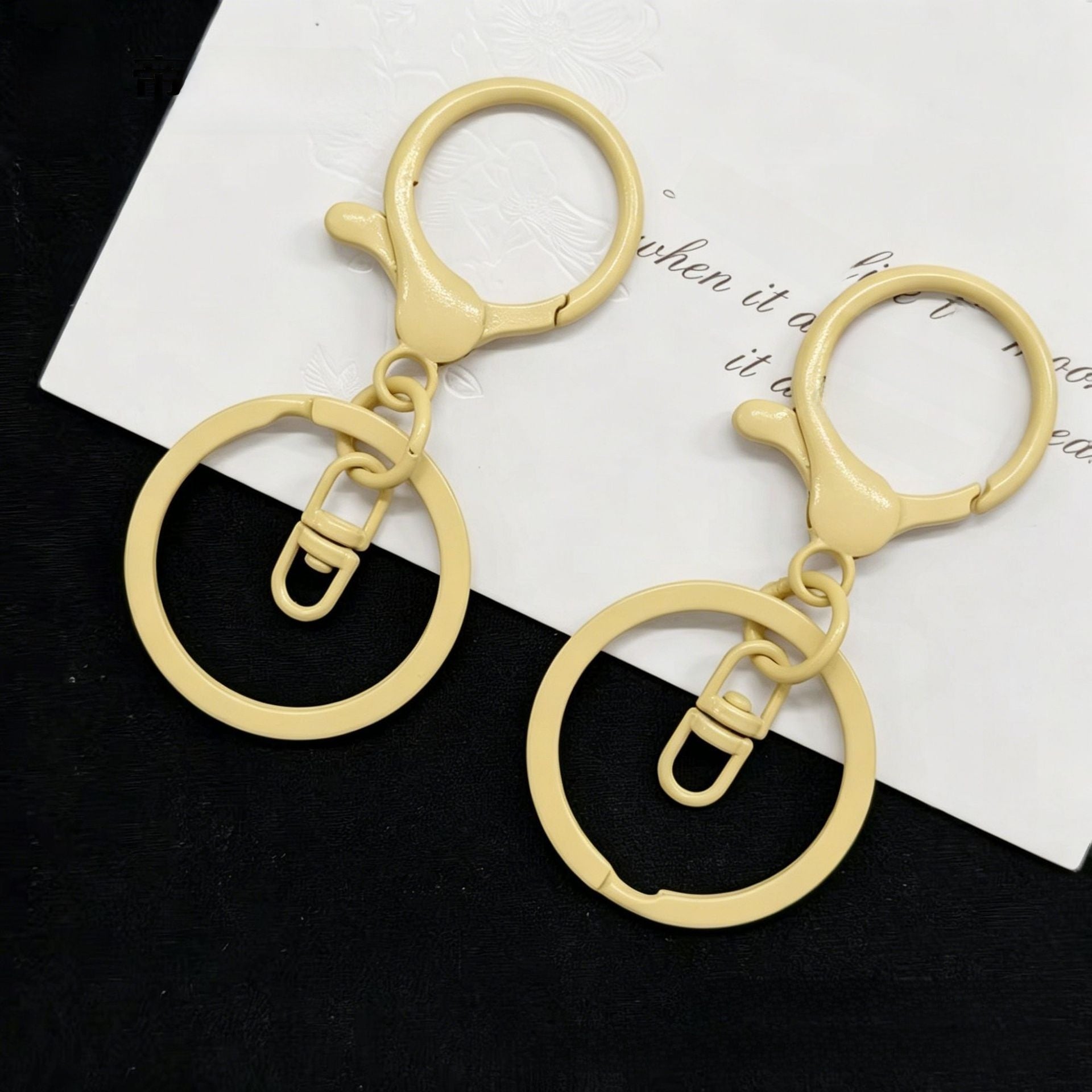 3 PCS Alloy Lobster Trigger Clasp Closure With Key Pattern Featuring Stoving Varnish For Jewelry Making Accessories